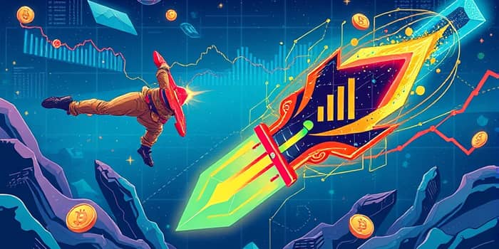 Alavancagem em Cripto: Uma Faca de Dois Gumes